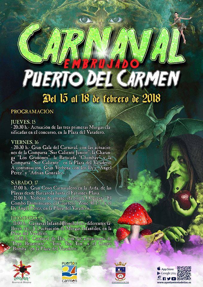 Programa carnaval puerto del carmen